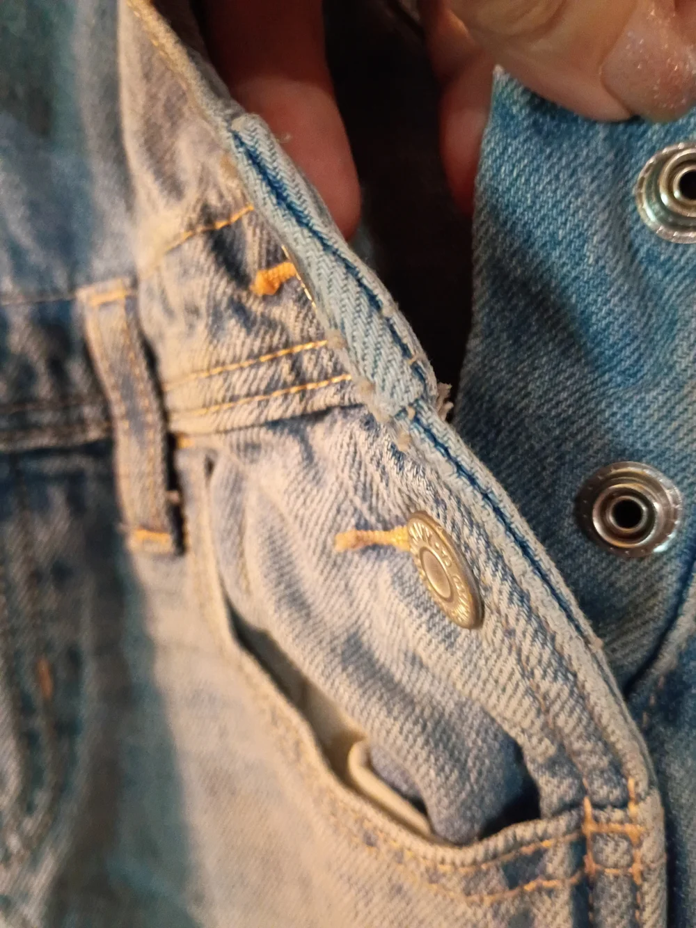 GUC Old Navy Light Blue Denim Kids Girls Overalls Size 6/7